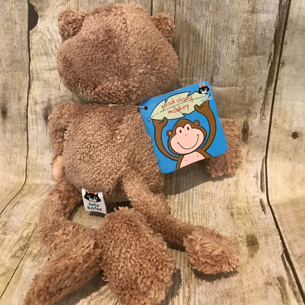 🎉LAST ONE🎉 Jellycat 10 in My read along monkey rattle - NWT - Picture 5 of 8